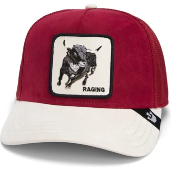 Kepurė išlenkta vilkikas raudona snapback toro The Suede Bull Global Core Micro Suede The Farm The Farm de Goorin Bros.