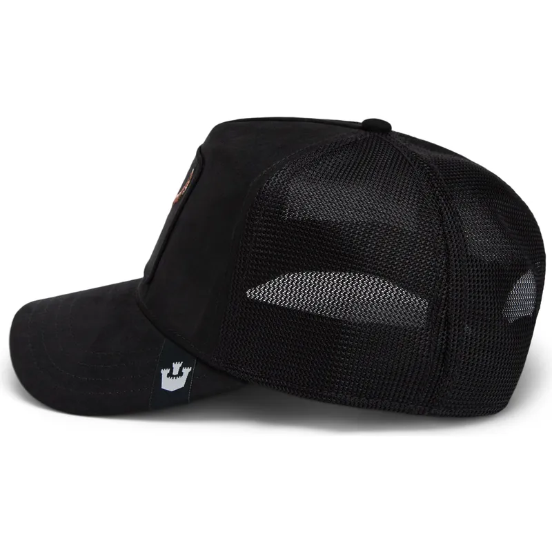 kepure-islenkta-juoda-snapback-dead-the-suede-skull-global-core-micro-suede-the-farm-goorin-bros