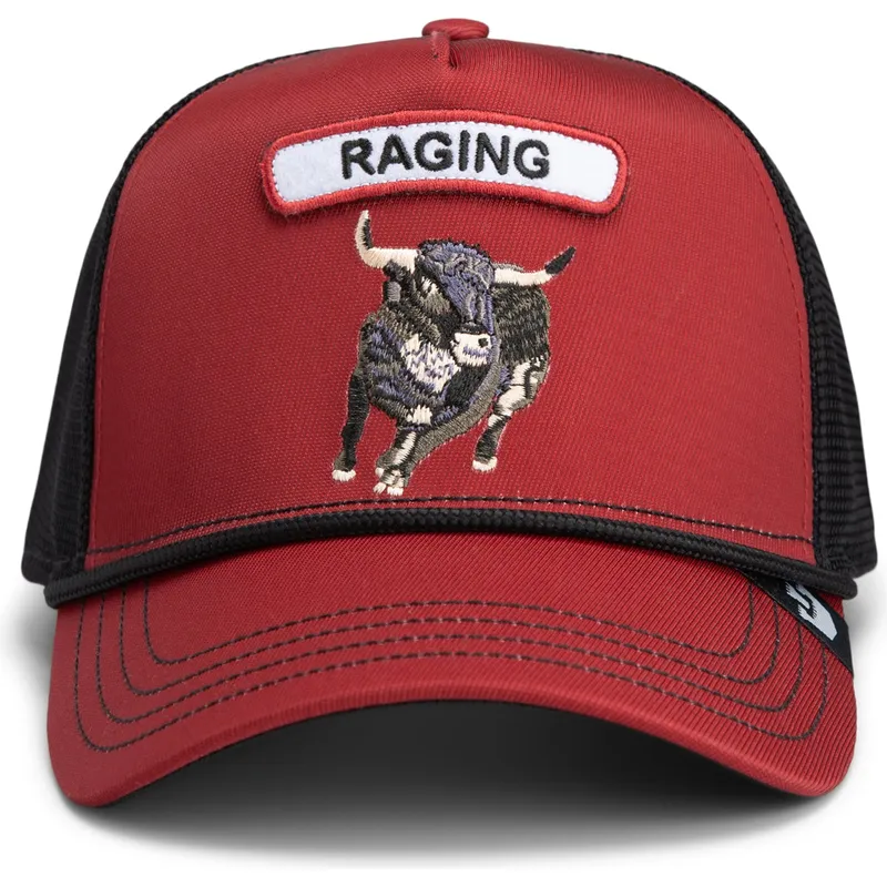 kepure-islenkta-vilkikas-raudona-snapback-toro-gb2-raging-bull-the-rocker-the-farm-the-farm-de-goorin-bros