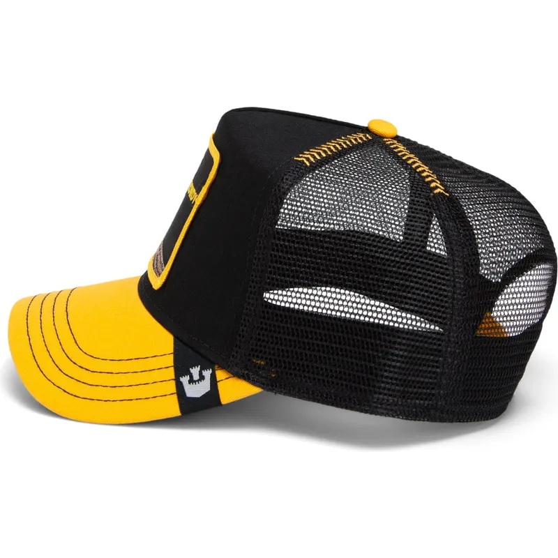 kepure-islenkta-vilkikas-juoda-snapback-loro-the-rowdy-bird-fab-farm-the-farm-de-goorin-bros