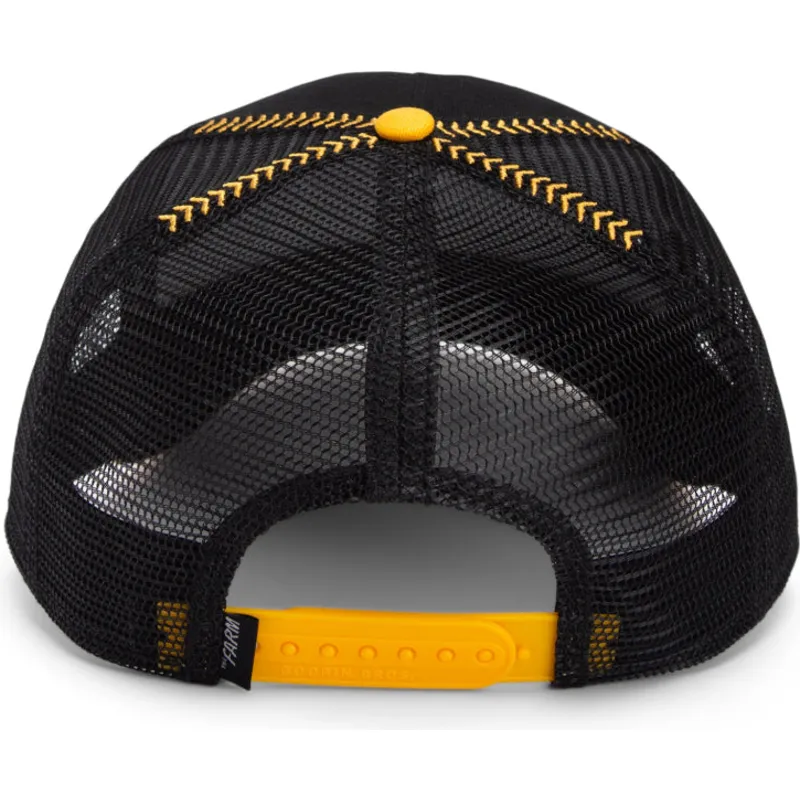 kepure-islenkta-vilkikas-juoda-snapback-loro-the-rowdy-bird-fab-farm-the-farm-de-goorin-bros