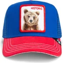 kepure-islenkta-melyna-snapback-the-historic-bear-fab-farm-the-farm-goorin-bros