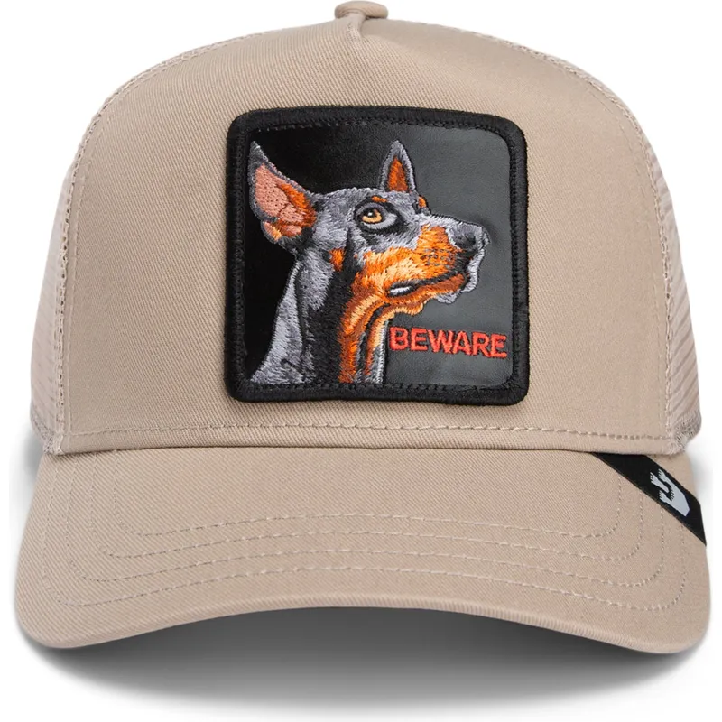 czapka-trucker-bezowa-pies-doberman-the-doberman-core-combo-the-farm-od-goorin-bros