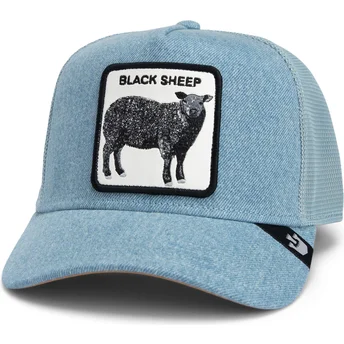 Czapka trucker niebieska owca The Black Sheep Global Core Denim The Farm od Goorin Bros.