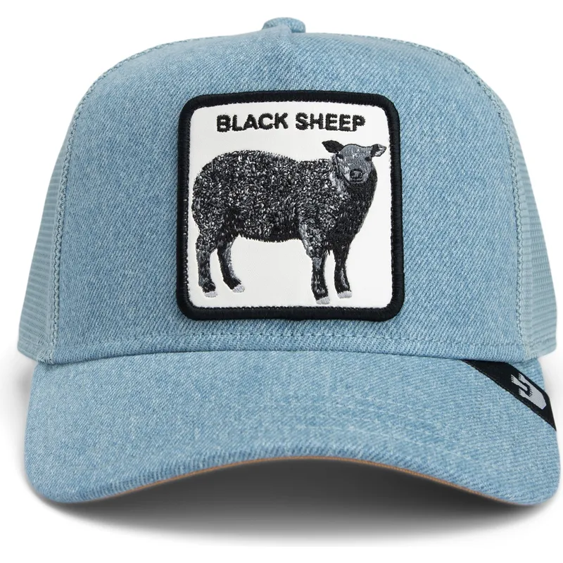 kepure-islenkta-vilkikas-melyna-snapback-oveja-the-black-sheep-global-core-denim-the-farm-the-farm-de-goorin-bros