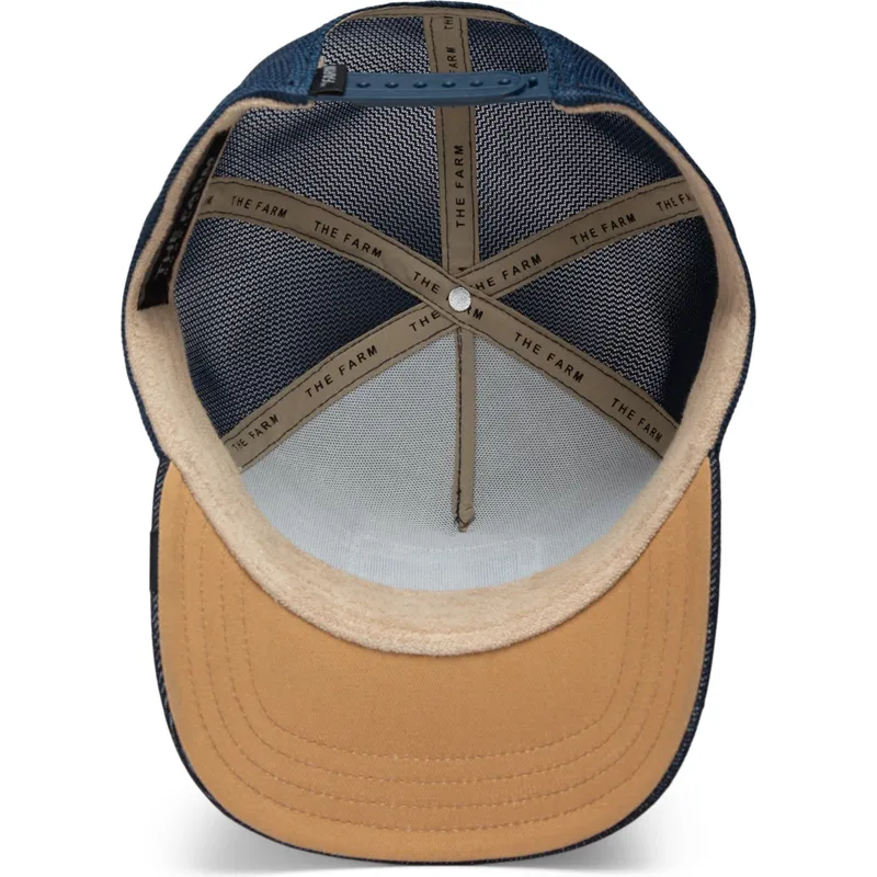 kepure-islenkta-pilka-snapback-the-bandit-global-core-denim-the-farm-goorin-bros