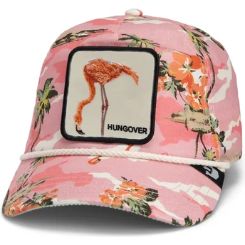 Cap išlenkta pink snapback The Farm de Goorin Bros.
