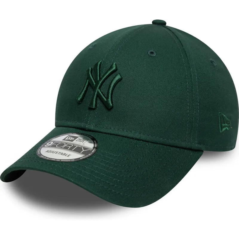 regulowana-zielona-czapka-z-zakrzywionym-daszkiem-i-zielonym-logo-9forty-colour-pack-new-york-yankees-mlb-od-new-era