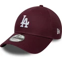 regulowana-bordowa-czapka-z-zakrzywionym-daszkiem-9forty-colour-pack-los-angeles-dodgers-mlb-new-era