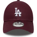 kepure-islenkta-raudona-reguliuojamas-9forty-colour-pack-los-angeles-dodgers-mlb-new-era