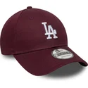 kepure-islenkta-raudona-reguliuojamas-9forty-colour-pack-los-angeles-dodgers-mlb-new-era