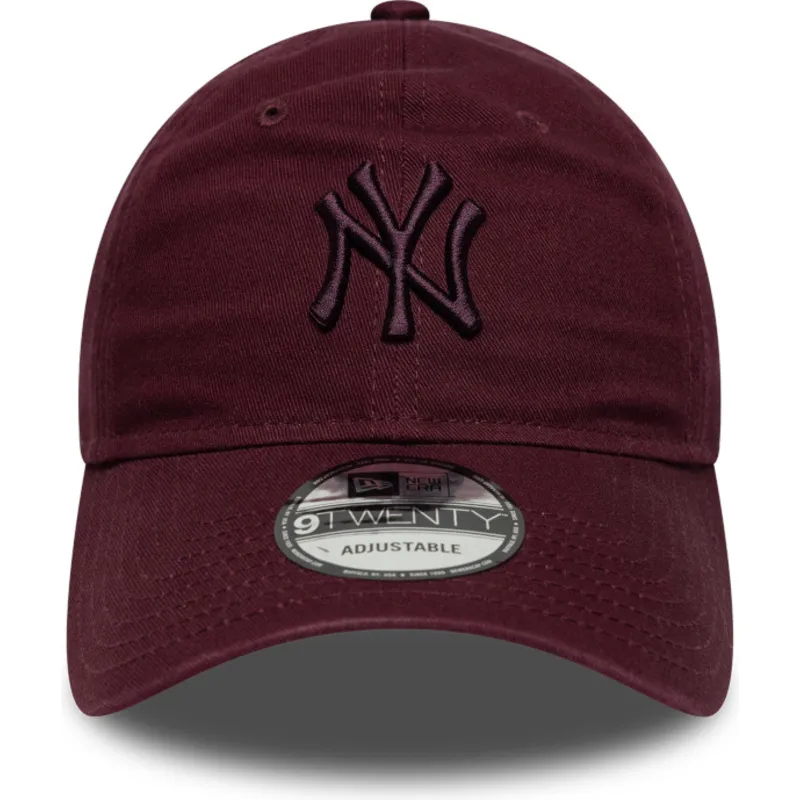 regulowana-bordowa-czapka-z-zakrzywionym-daszkiem-9twenty-colour-pack-new-york-yankees-mlb-new-era