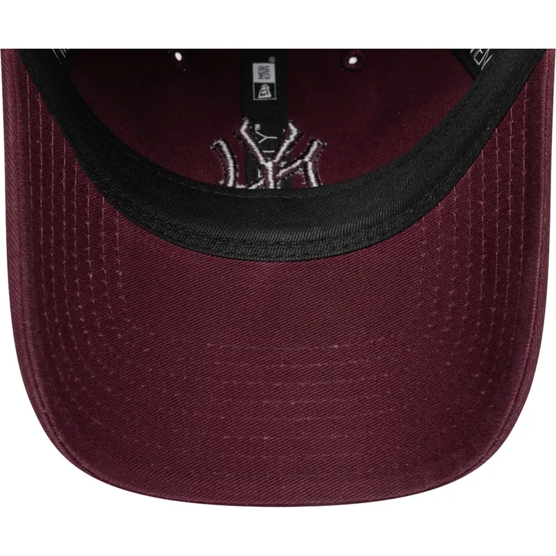 regulowana-bordowa-czapka-z-zakrzywionym-daszkiem-9twenty-colour-pack-new-york-yankees-mlb-new-era