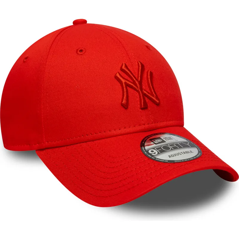 czerwona-regulowana-czapka-z-zakrzywionym-daszkiem-z-czerwonym-logo-9forty-colour-pack-new-york-yankees-mlb-new-era