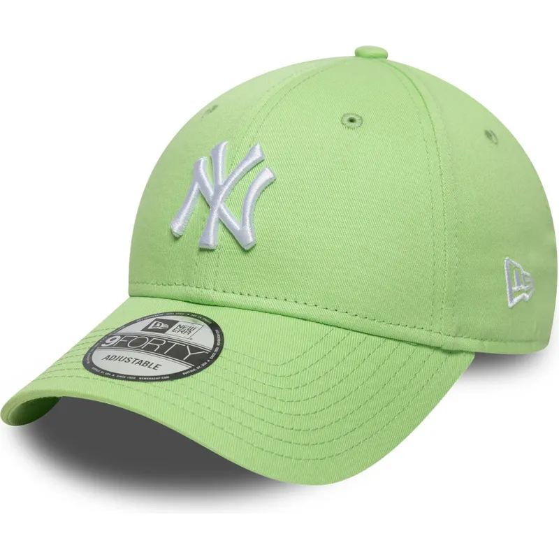 jasnozielona-zakrzywiona-czapka-regulowana-9forty-colour-pack-new-york-yankees-mlb-od-new-era