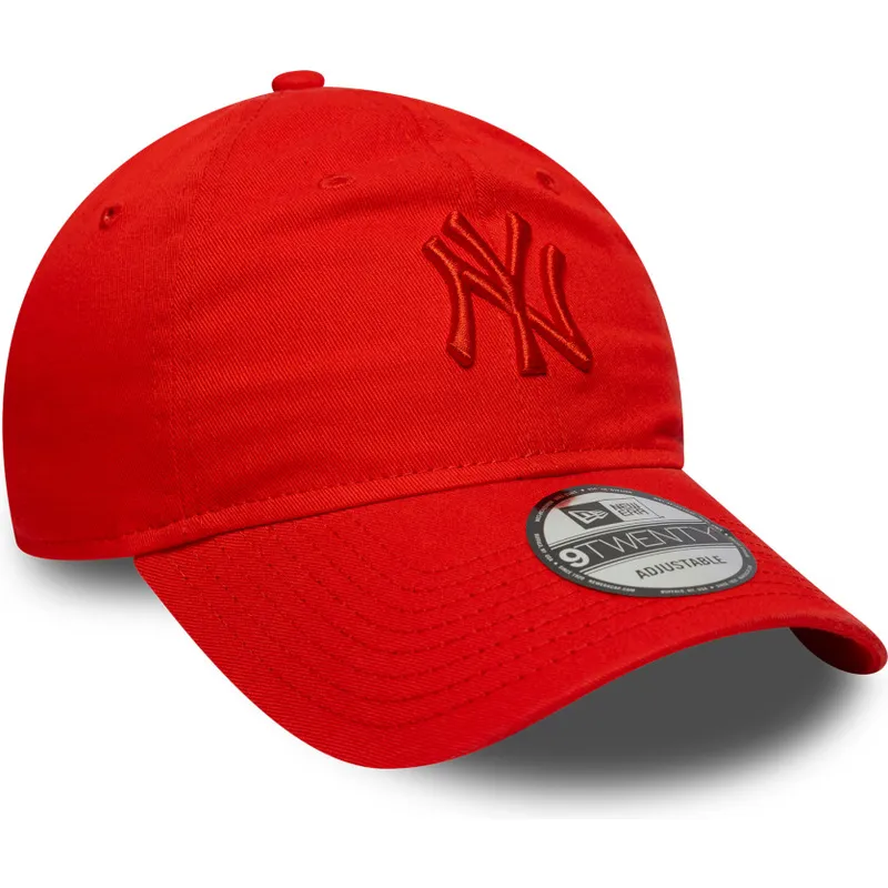 czerwona-regulowana-czapka-z-zakrzywionym-daszkiem-z-czerwonym-logo-9twenty-colour-pack-new-york-yankees-mlb-new-era