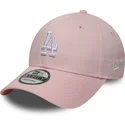 rozowa-zakrzywiona-czapka-regulowana-9forty-colour-pack-los-angeles-dodgers-mlb-od-new-era