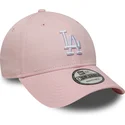 rozowa-regulowana-czapka-z-zakrzywionym-daszkiem-9forty-colour-pack-los-angeles-dodgers-mlb-new-era