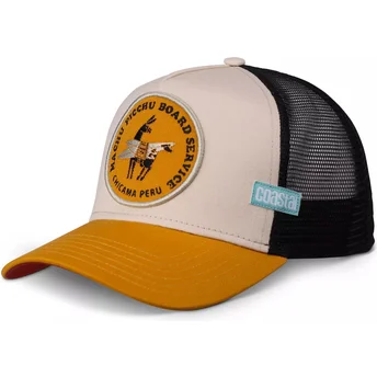 Gorra trucker beige y negra Machu Picchu HFT de Coastal
