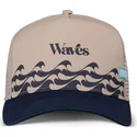 kepure-islenkta-tamsiai-melyna-snapback-waves-hft-coastal