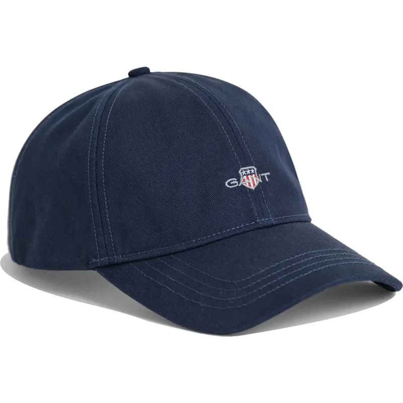 kepure-islenkta-tamsiai-melyna-reguliuojamas-shield-cotton-twill-marine-gant