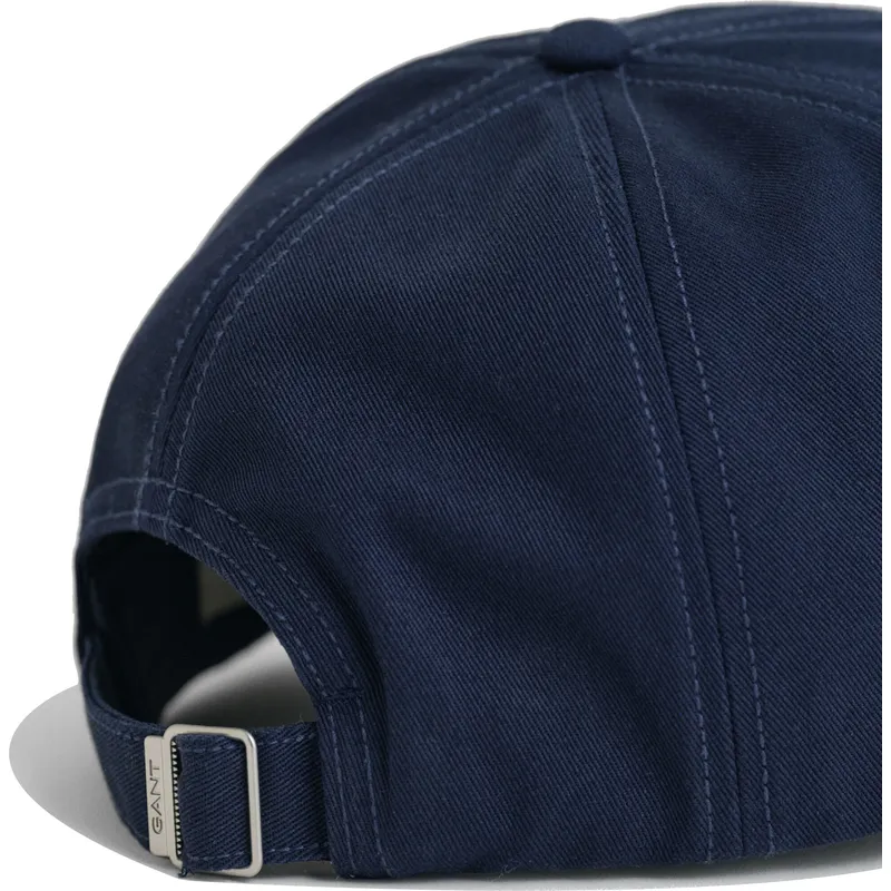 kepure-islenkta-tamsiai-melyna-reguliuojamas-shield-cotton-twill-marine-gant