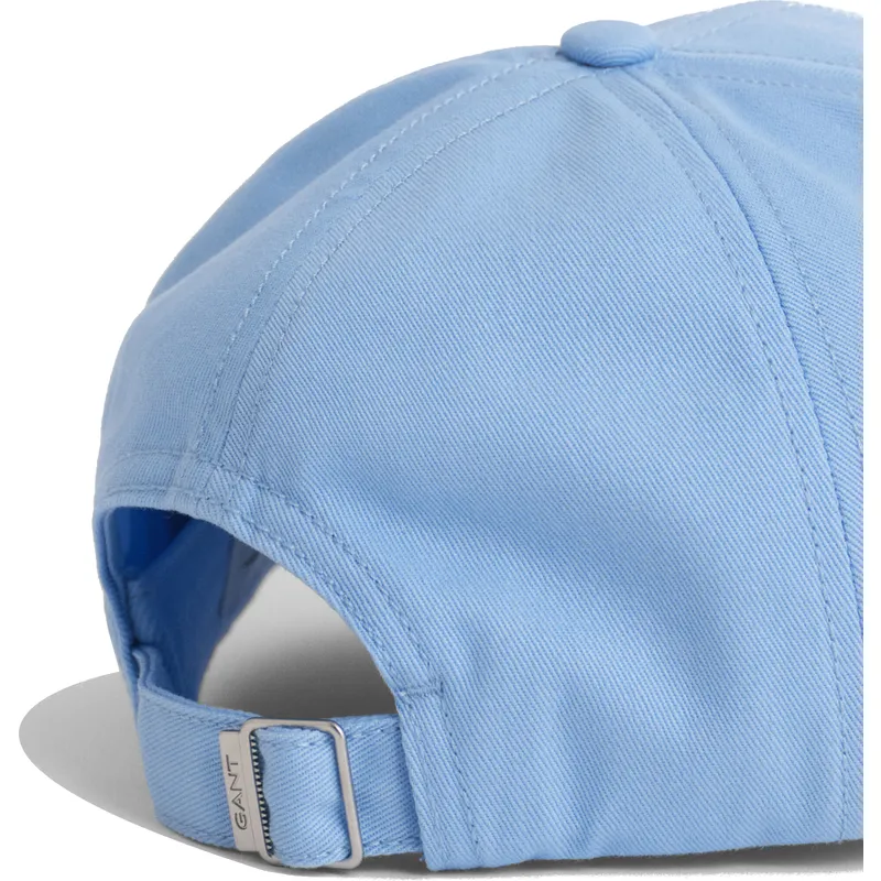 kepure-islenkta-melyna-reguliuojamas-shield-cotton-twill-capri-blue-gant