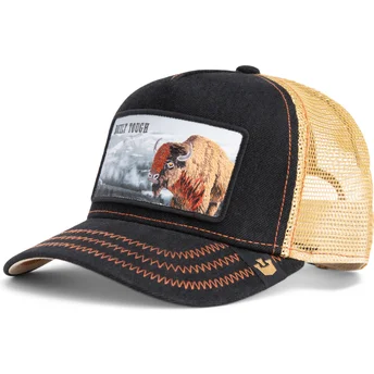 kepure-islenkta-juoda-snapback-built-tough-wild-heart-the-farm-goorin-bros