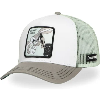 Czapka trucker z kamuflażem Bugs Bunny i Kaczor Daffy LOO11 BD CT Looney Tunes od Capslab