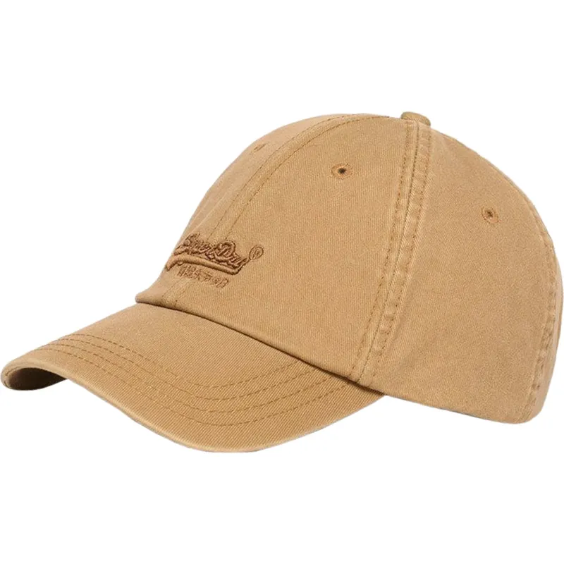 regulowana-brazowa-czapka-z-daszkiem-vintage-embroidery-light-sand-marki-superdry