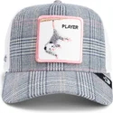 kepure-islenkta-tamsiai-melyna-snapback-goorin-bros-player-possum-luxury-moon-the-farm-navy-blue-and-white-hat-the-farm-goorin-b