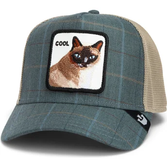 Cap išlenkta blue snapback Goorin Bros. Cool Cat Luxury Moon The Farm Blue Hat The Farm de Goorin Bros.