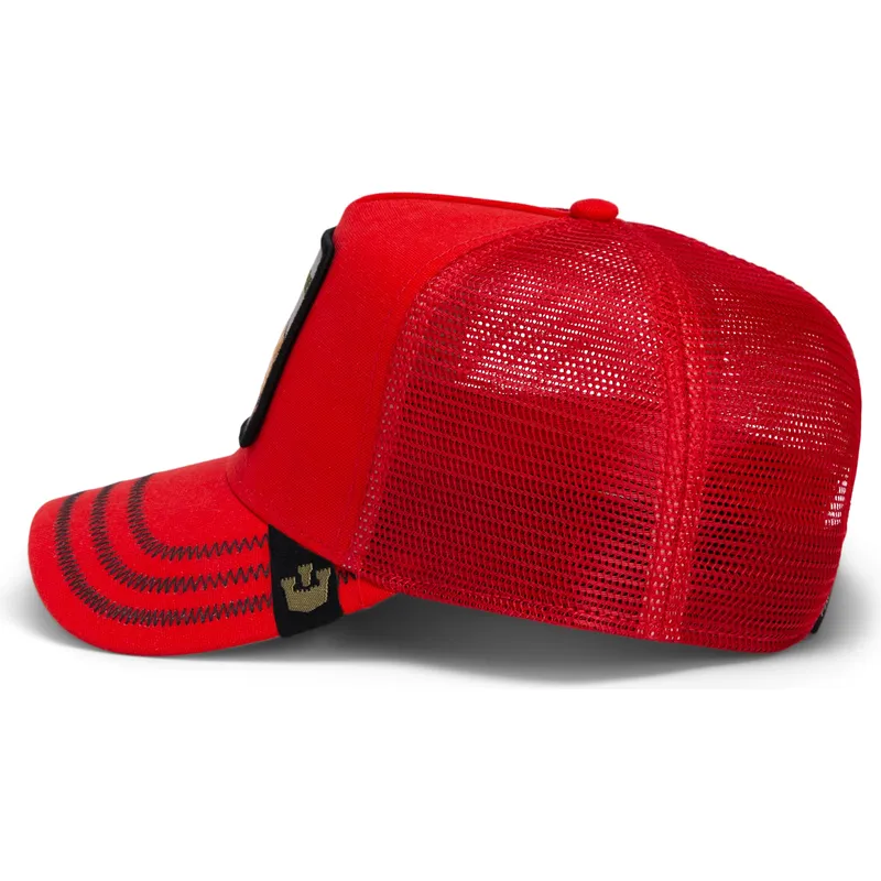 cap-islenkta-red-snapback-goorin-bros-horse-rebel-the-wild-west-core-canvas-the-farm-red-hat-the-farm-de-goorin-bros
