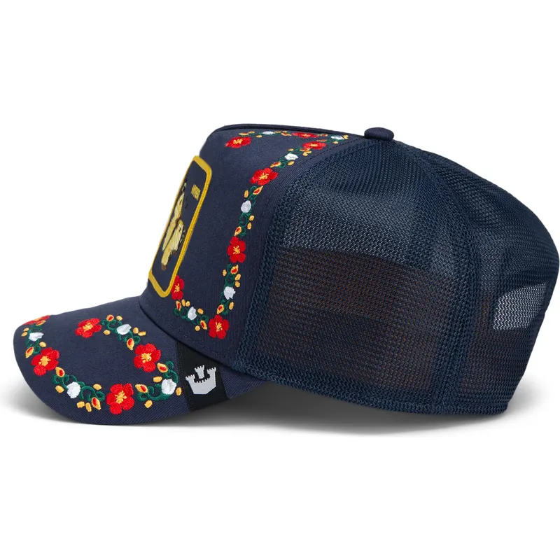 cap-islenkta-navy-blue-snapback-goorin-bros-butterfly-hyper-active-flora-fauna-the-farm-navy-blue-hat-the-farm-de-goorin-bros