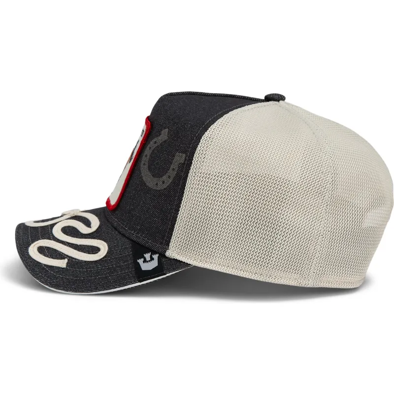 kepure-islenkta-vilkikas-tamsiai-melyna-snapback-goorin-bros-power-full-throttle-horse-play-the-farm-navy-blue-hat-the-farm-de-g
