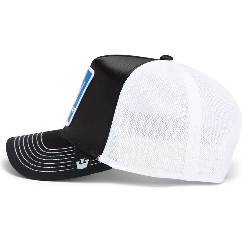 cap-islenkta-black-snapback-goorin-bros-dolphin-rizz-rizzky-bizznizz-great-escape-the-farm-black-and-white-hat-the-farm-de-goori