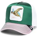 kepure-islenkta-ivairiaspalvis-snapback-goorin-bros-turtle-wavy-allablur-great-escape-the-farm-green-white-and-pink-hat-the-farm