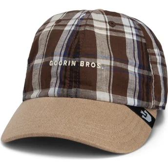 Kepurė išlenkta ruda snapback Goorin Bros. Curved Brim Ask Your Mother Papa Cap Madras The Farm Brown Cap The Farm de Goorin Bros.