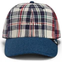 cap-islenkta-navy-blue-snapback-goorin-bros-curved-brim-raised-in-a-barn-papa-cap-madras-the-farm-navy-blue-and-red-cap-the-farm