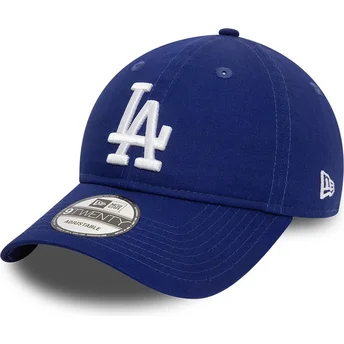 Regulowana niebieska czapka z zakrzywionym daszkiem 9TWENTY League Essential Los Angeles Dodgers MLB od New Era