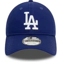cap-islenkta-blue-adjustable-strap-9twenty-league-essential-los-angeles-dodgers-mlb-new-era