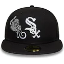 kepure-plokscia-juoda-priglundanti-59fifty-food-icon-windy-city-chicago-white-sox-mlb-new-era