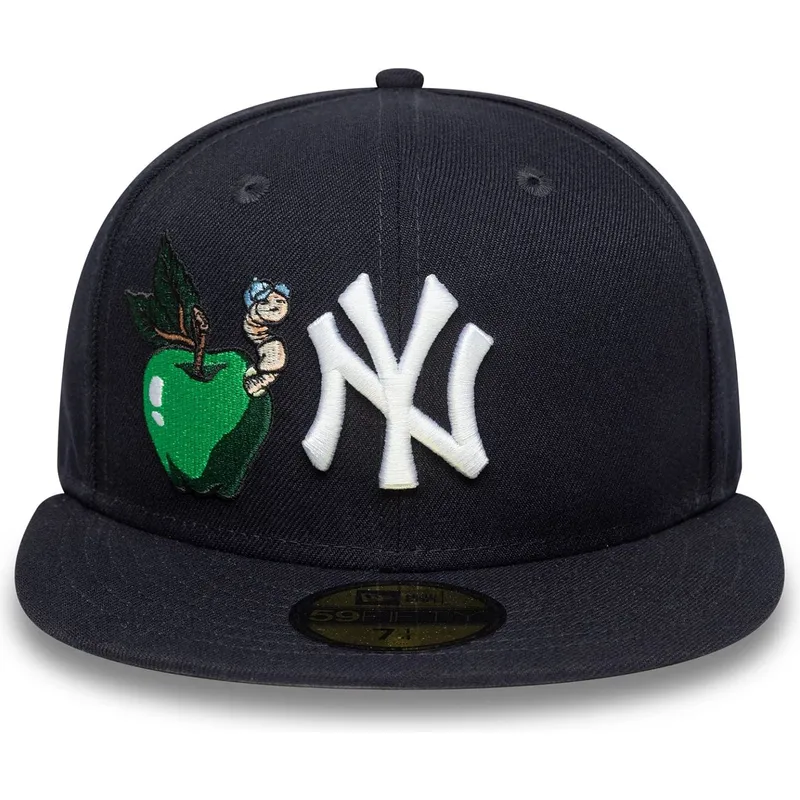 granatowa-dopasowana-czapka-z-daszkiem-59fifty-food-icon-new-york-yankees-mlb-new-era
