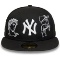 kepure-plokscia-juoda-priglundanti-59fifty-mythical-new-york-yankees-mlb-new-era