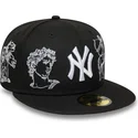 kepure-plokscia-juoda-priglundanti-59fifty-mythical-new-york-yankees-mlb-new-era