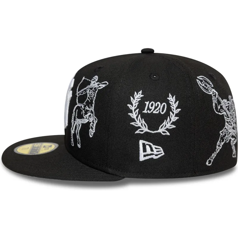 kepure-plokscia-juoda-priglundanti-59fifty-mythical-new-york-yankees-mlb-new-era