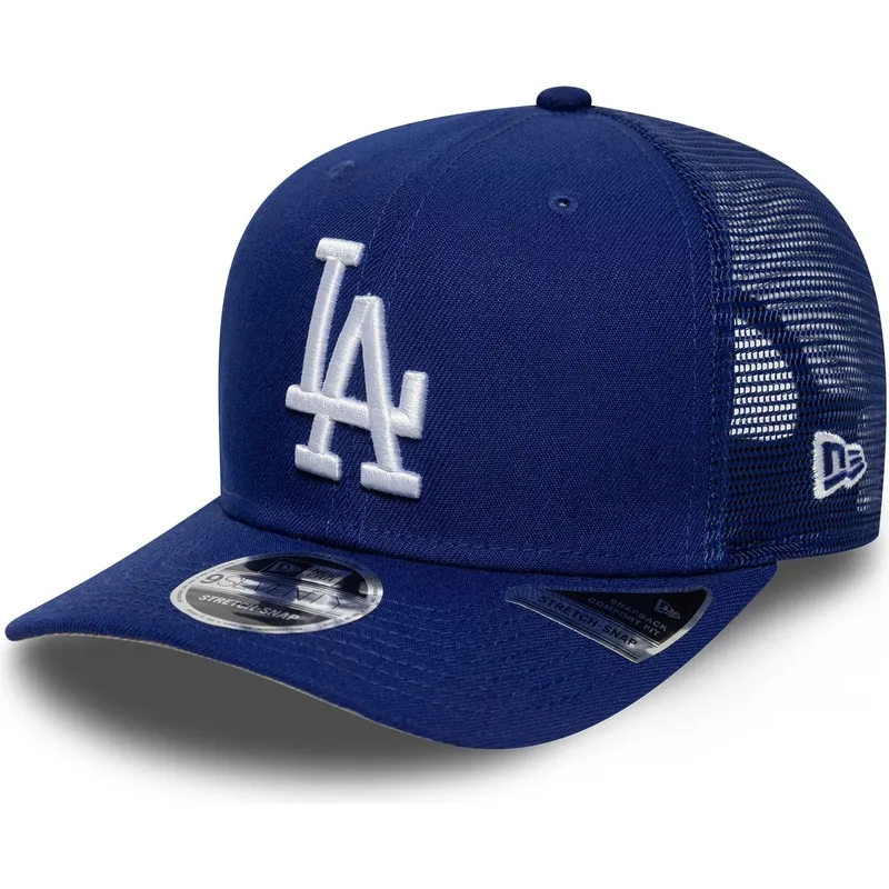 czapka-trucker-niebieska-9seventy-stretch-snap-los-angeles-dodgers-mlb-new-era