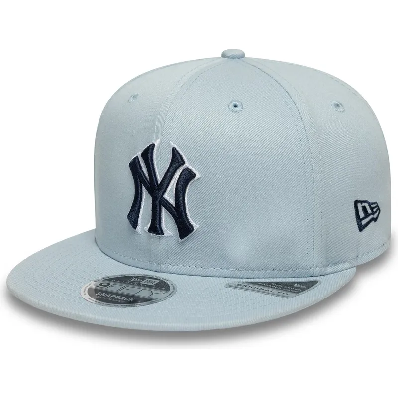 kepure-plokscia-melyna-snapback-9fifty-original-fit-world-series-new-york-yankees-mlb-new-era