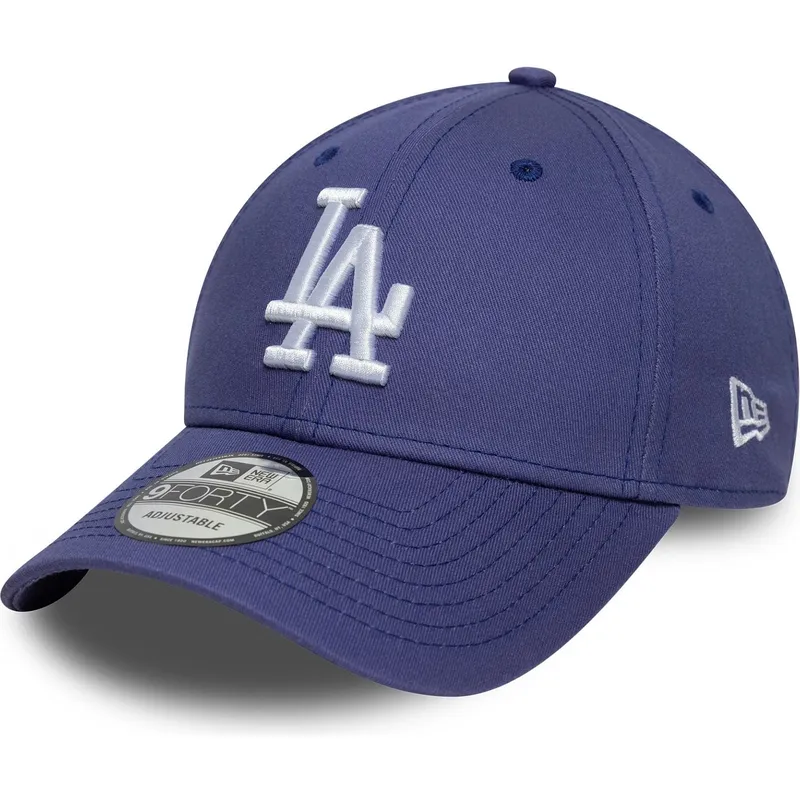gorra-curva-violeta-ajustable-9forty-league-essential-de-los-angeles-dodgers-mlb-de-new-era