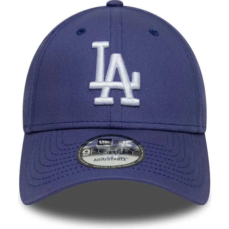 gorra-curva-violeta-ajustable-9forty-league-essential-de-los-angeles-dodgers-mlb-de-new-era